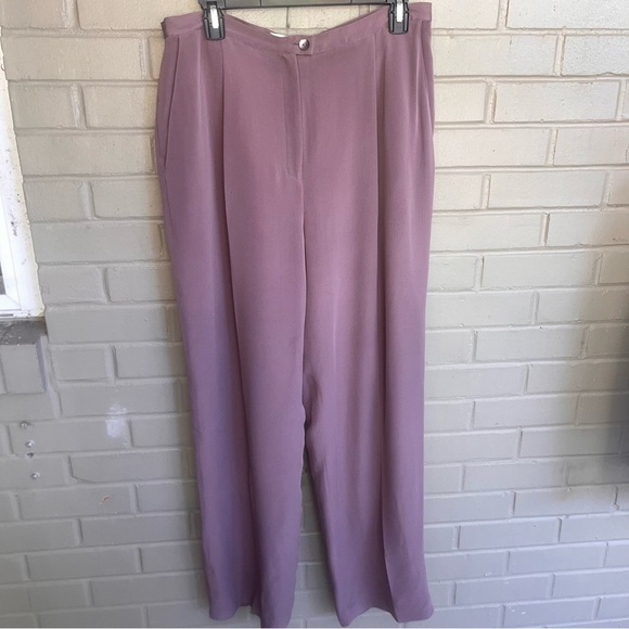 Amanda Smith 100% Silk 5 Piece Set Wide Leg Pants, Skirt, Cami, Tank, Blazer - Picture 9 of 16